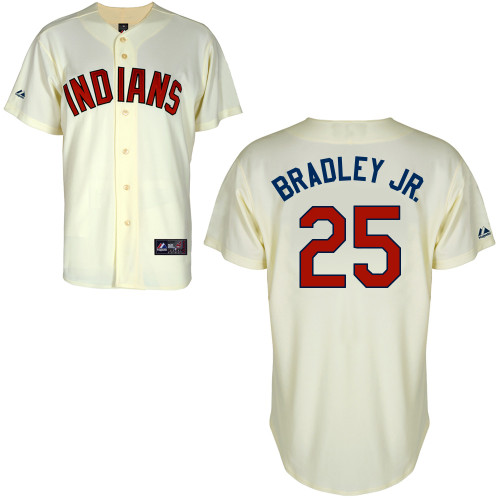 Jackie Bradley Jr #25 Youth Baseball Jersey-Boston Red Sox Authentic Alternate 2 White Cool Base MLB Jersey